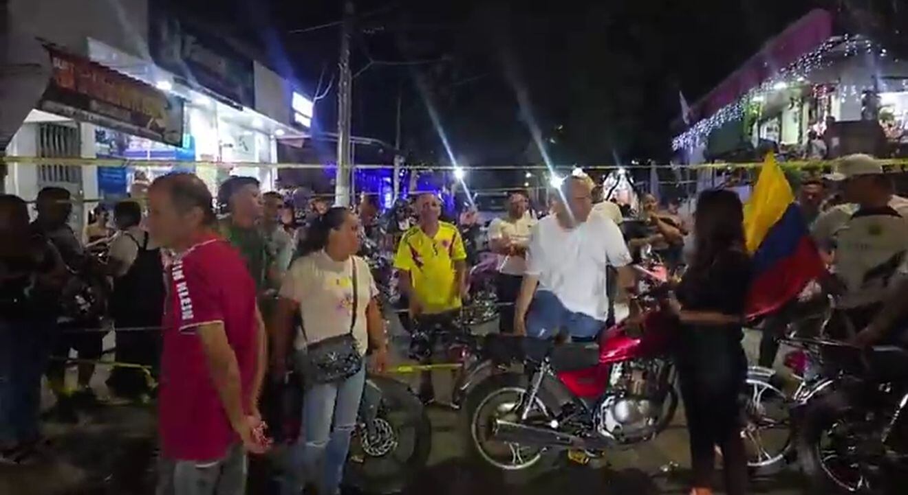 Protesta de la comunidad de El Pórtico en Cúcuta. / Foto: Cúcuta es Noticia.
