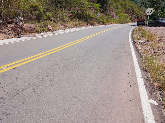 Así quedó la vía entre Girón y Zapatoca tras la entrega de un nuevo tramo pavimentado