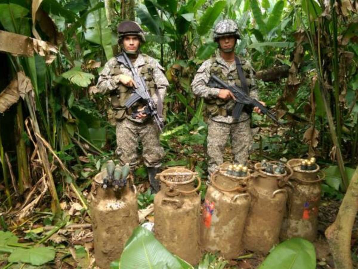 Encuentran caleta con armamento que pertenecería disidencias de las Farc en Guaviare