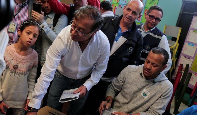 Gustavo Petro, candidato presidencial de la izquierda 