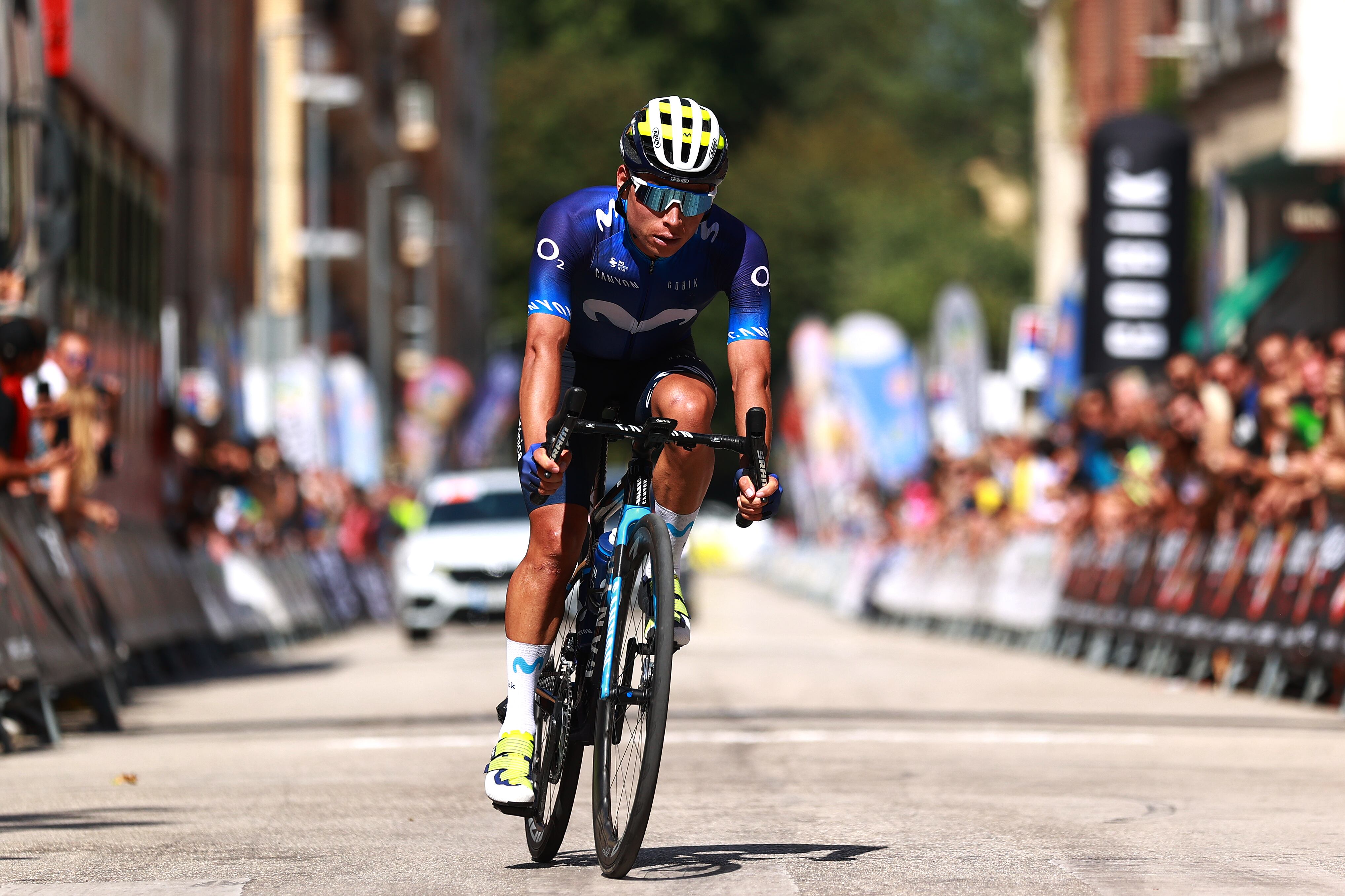 Einer Rubio, ciclista colombiano del Movistar. (Photo by Gonzalo Arroyo Moreno/Getty Images)