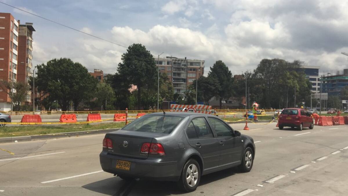 Deprimido de la calle 94 en el norte de Bogotá, que entregó el Distrito hace unos seis meses, comenzaron a ver maquinaria y nuevos trabajos en la avenida NQS.