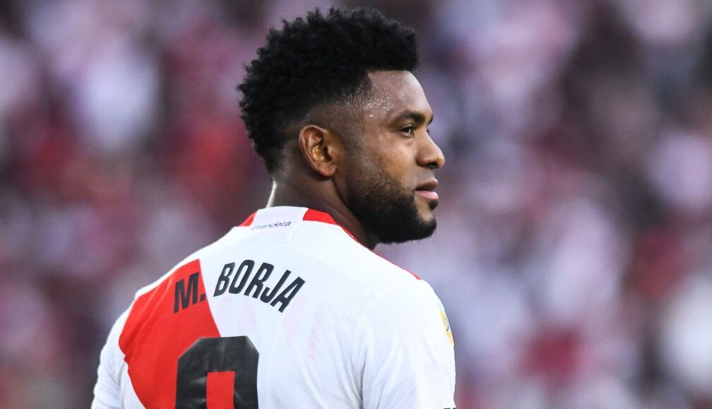 Miguel Ángel Borja, delantero de River Plate / Getty Images