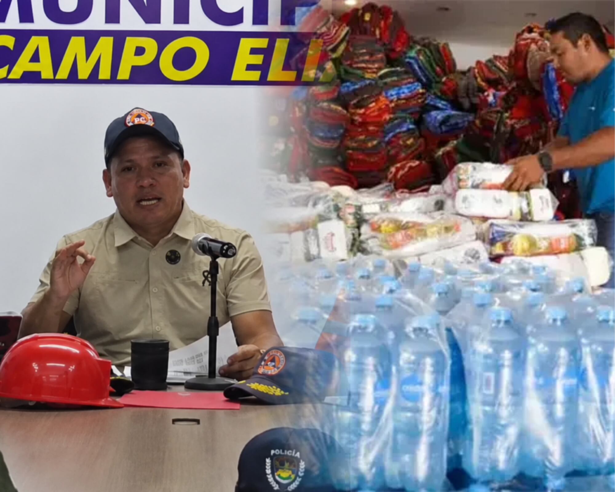 En el estado Mérida, el alcalde de Campo Elías aseguró que la ayuda humanitaria sólo será canalizada por organismos de protección y no por otros grupos.
(Foto:   Cortesía / Caracol Radio)
