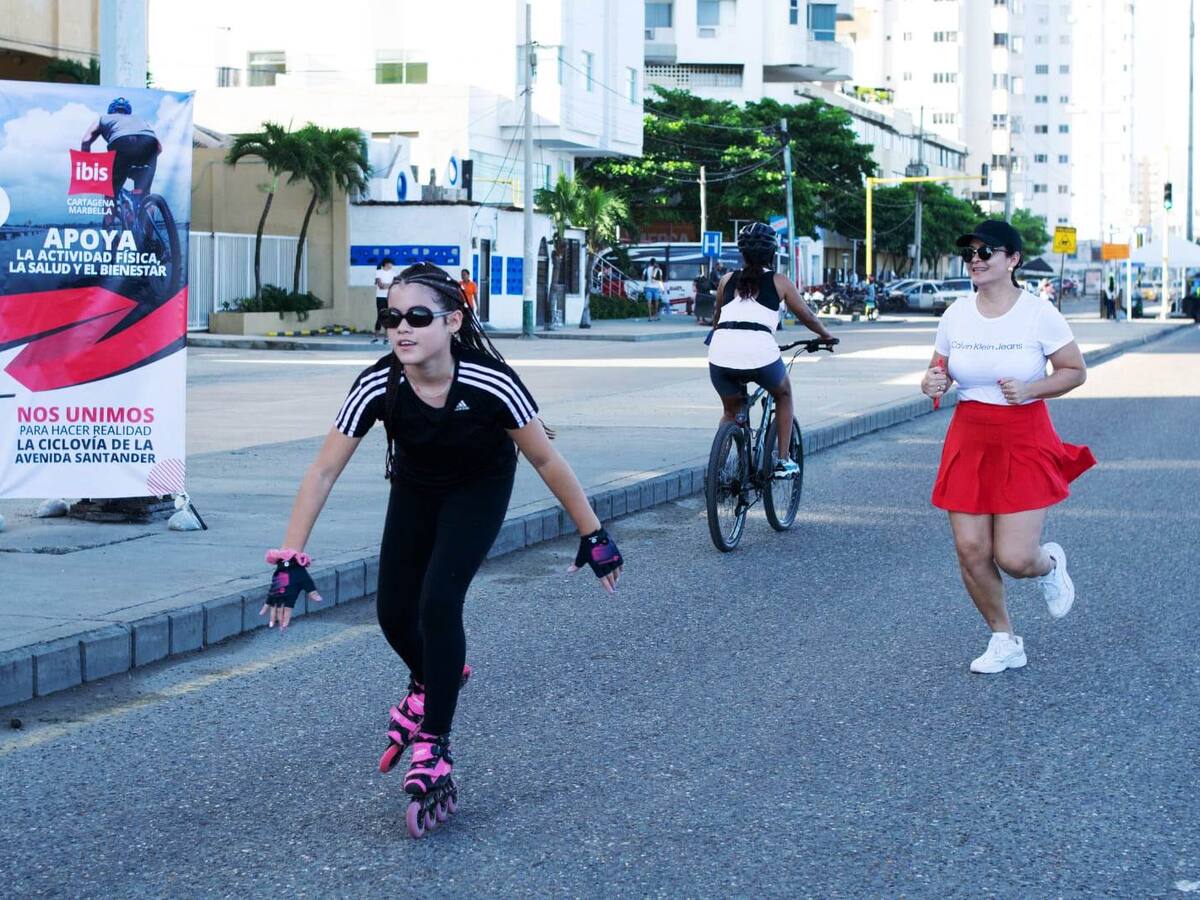 La ciclovía dominical viene recargada en esta Navidad
