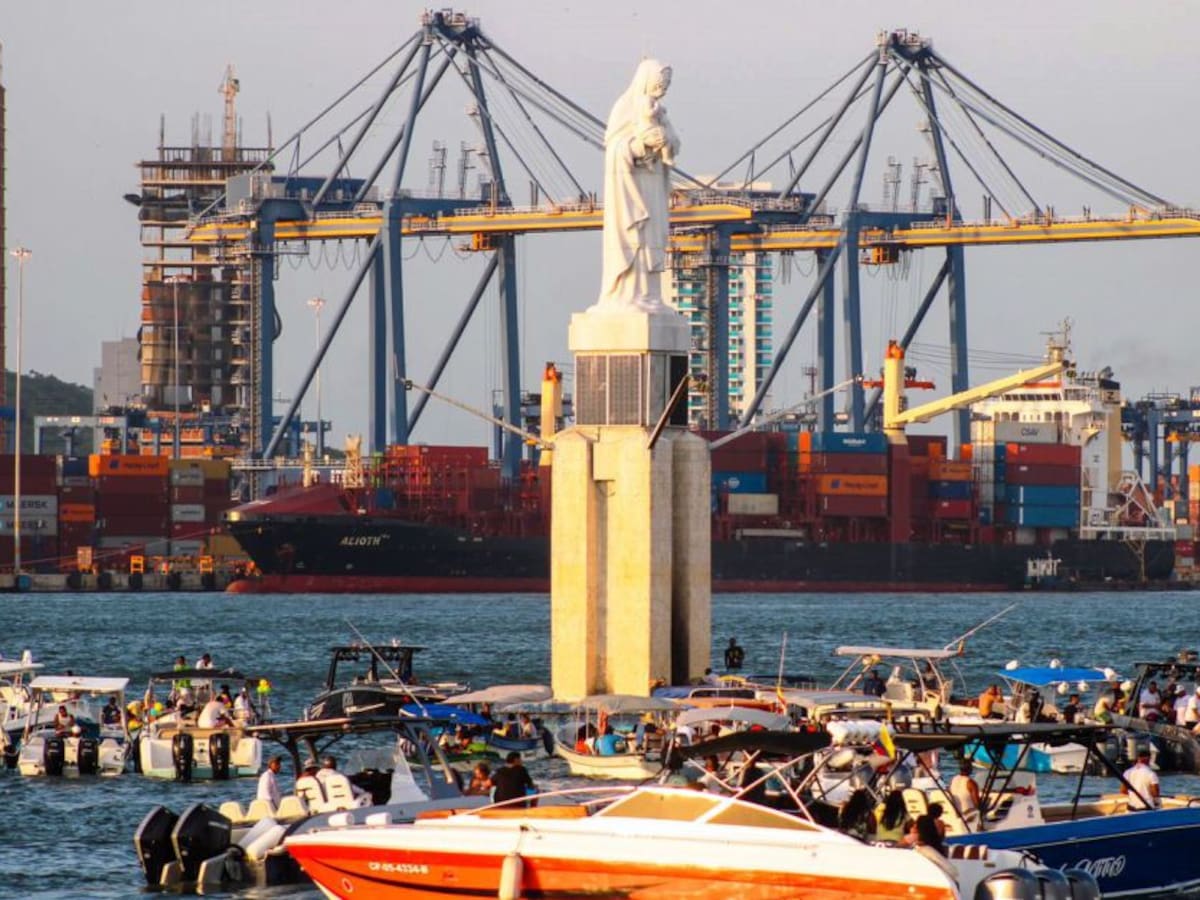 Armada de Colombia conmemoró el día de la Virgen del Carmen en Cartagena