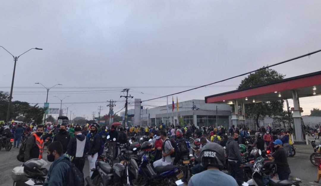 Manifestación en Sameco