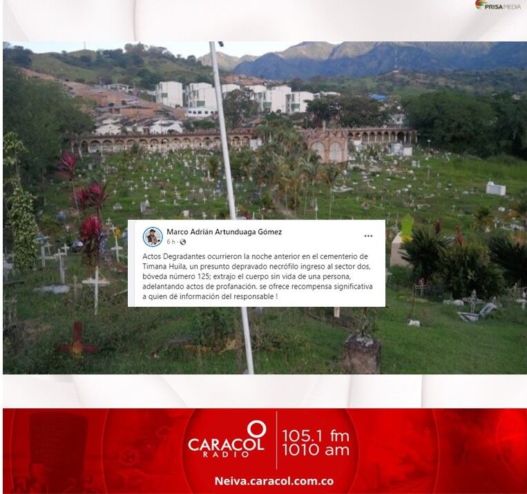 El hecho fue denunciando ante las autoridades correspondientes.