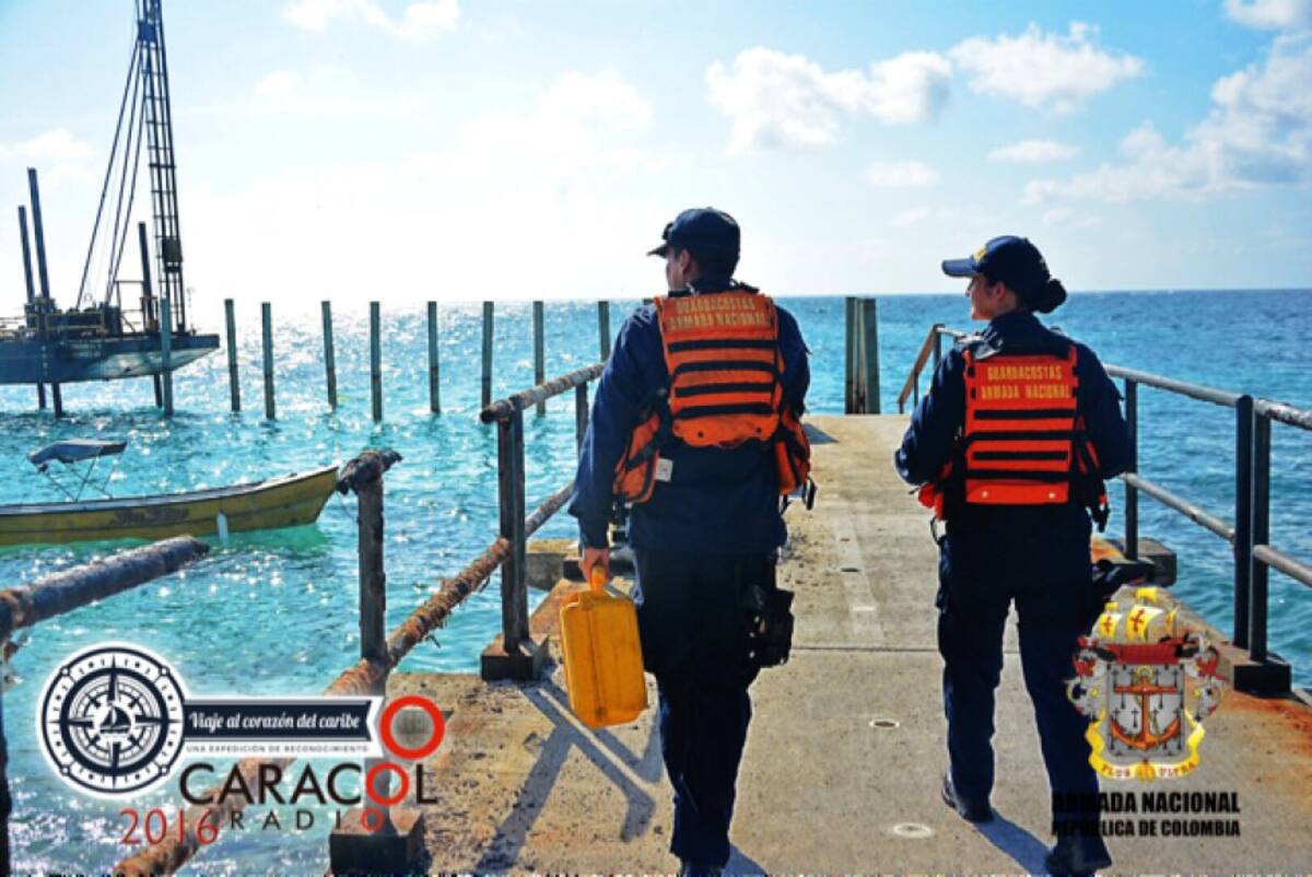Caracol Radio visitó a los miembros de la Armada Nacional en San Andrés