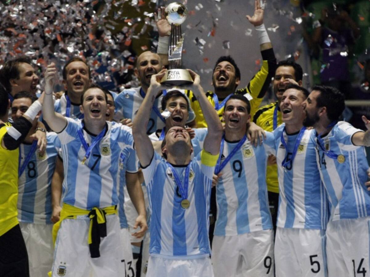 ¡Argentina, campeón mundial de fútbol sala en Colombia!