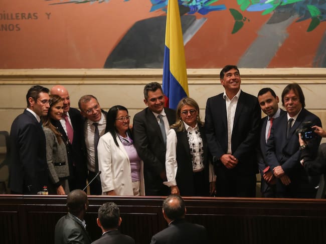 BOGOTÁ. Agosto 30 de 2022. Congreso en pleno elige nueve magistrados que harán parte del Consejo Nacional Electoral - CNE. (Colprensa - Camila Díaz)