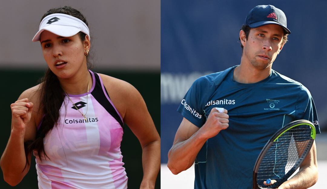 Estos son los rivales de Camila Osorio y Daniel Galán en Roland Garros