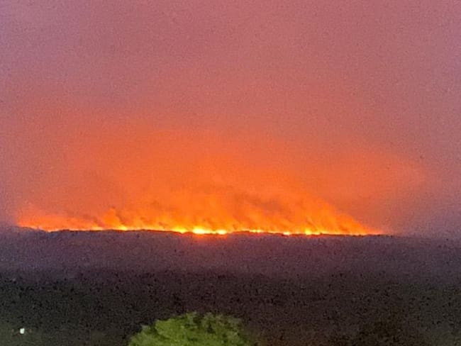 150 hectáreas quemadas en el Parque Nacional Natural Sierra La Macarena
