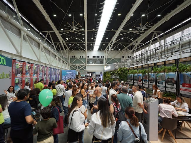 Feria de la Vivienda en Medellín. Cortesía: La Lonja - El Gremio Inombiliario