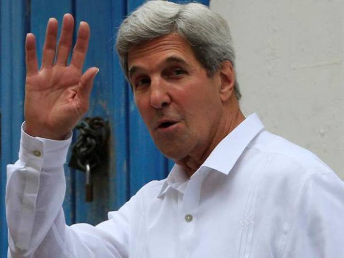 Kerry expresó su apoyo a Santos y mandó a su enviado para el proceso de paz a La Habana