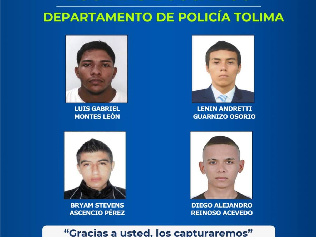 Publican nuevo cartel de Los Más Buscados en el Tolima