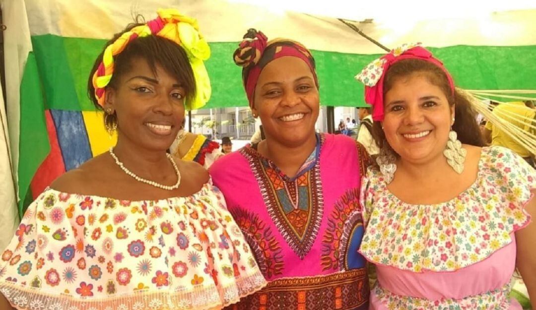 Integrantes de colectivo afro del Pacífico en Ibagué