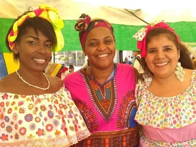 Integrantes de colectivo afro del Pacífico en Ibagué