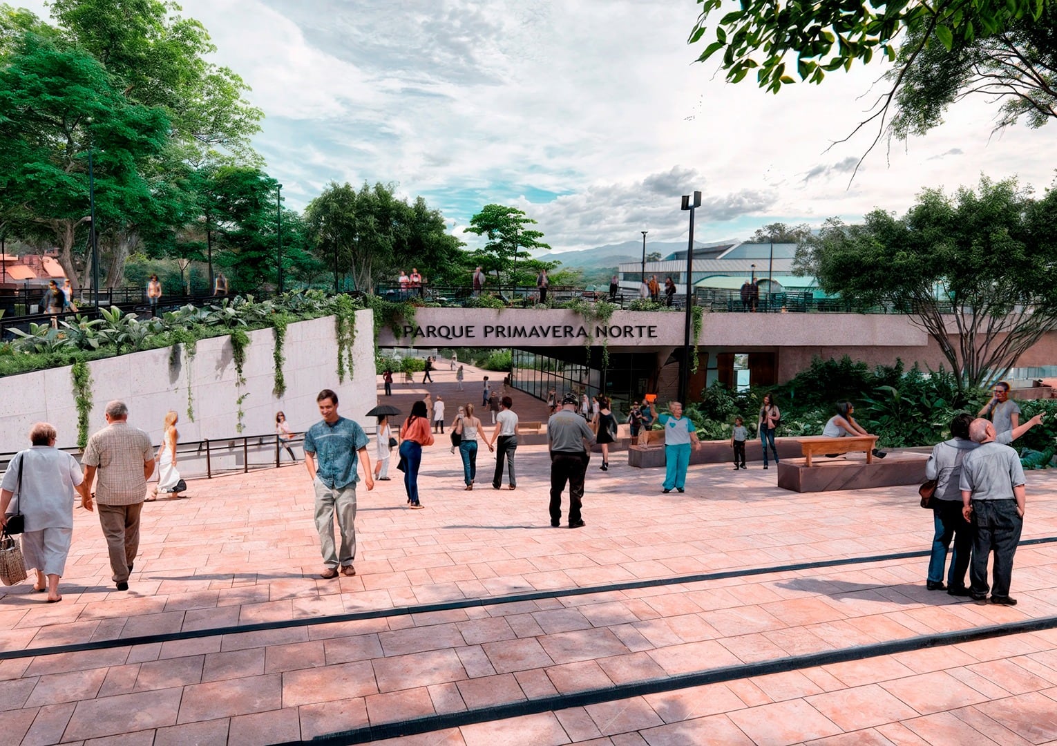 Parque Primavera Norte en Medellín.