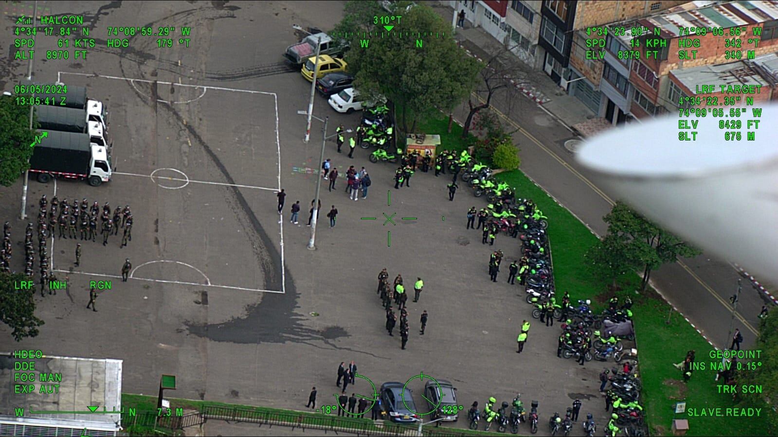 Megatoma Bogotá: Policía Metropolitana de Bogotá.
