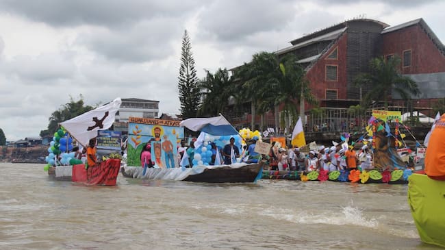 “Las Balsadas” conmemoran la primera Balsada que se realizó en 1648