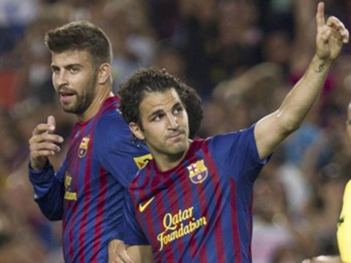 Fabregas marcó su primer con Barcelona en victoria por Trofeo Joan Gamper