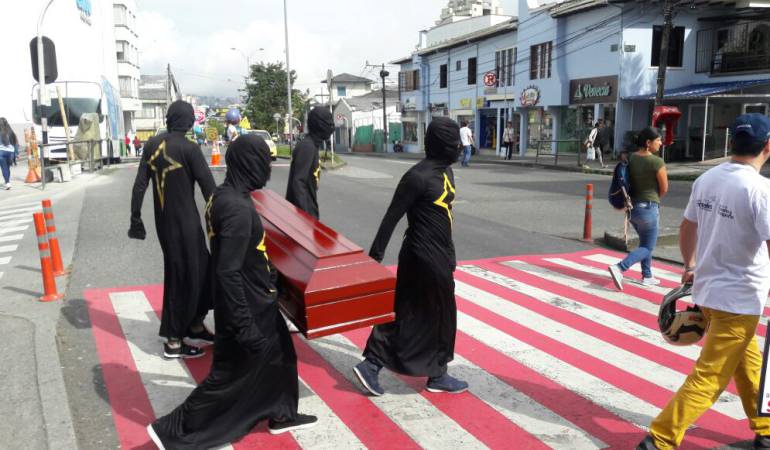Campaña para disminuir la accidentalidad vial en Manizales