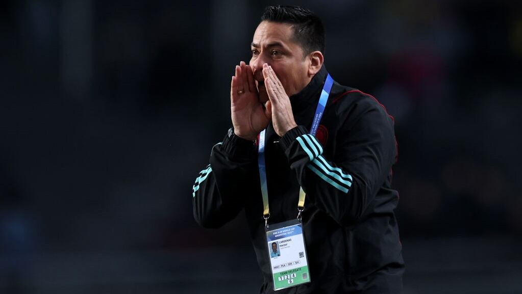 Héctor Cárdenas, entrenador de la Selección Colombia Sub-20 (Photo by Tim Nwachukwu - FIFA/FIFA via Getty Images)