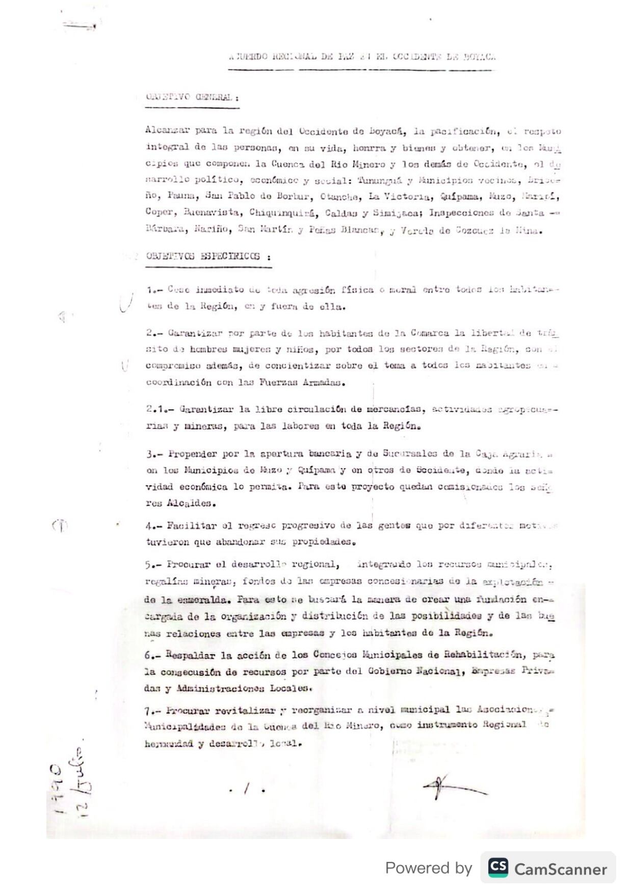 Conmemoración de 34 Años de Paz en Boyacá: Una Sembratón de Esperanza en Coscuez