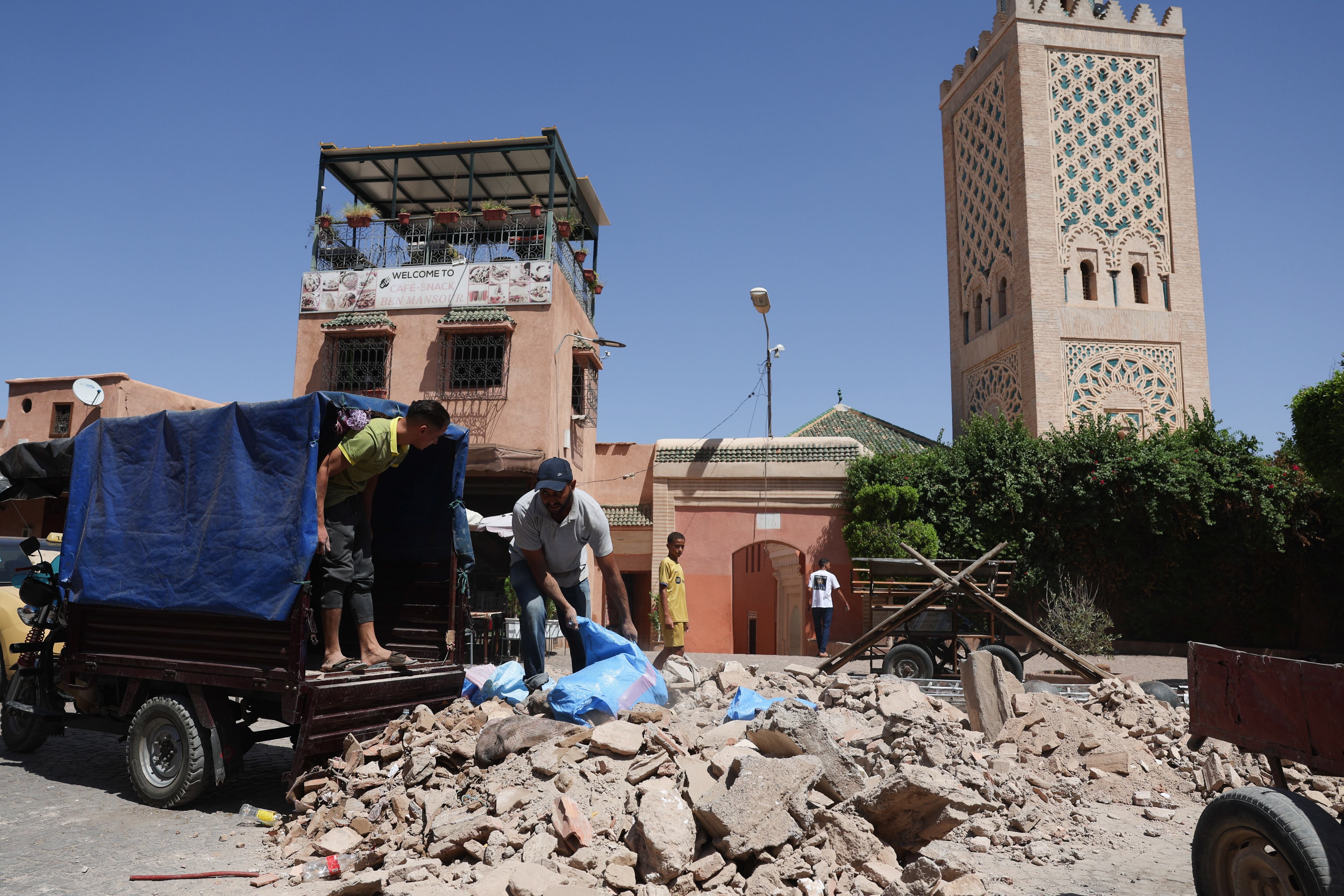 Terremoto Marruecos de escala 7.0. EFE/EPA/TIAGO PETINGA