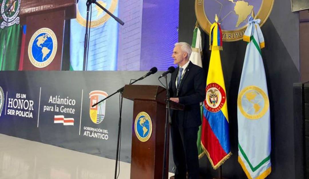 El secretario general de la Interpol, Jürgen Stock.                              Foto: Twitter @INTERPOL_SG