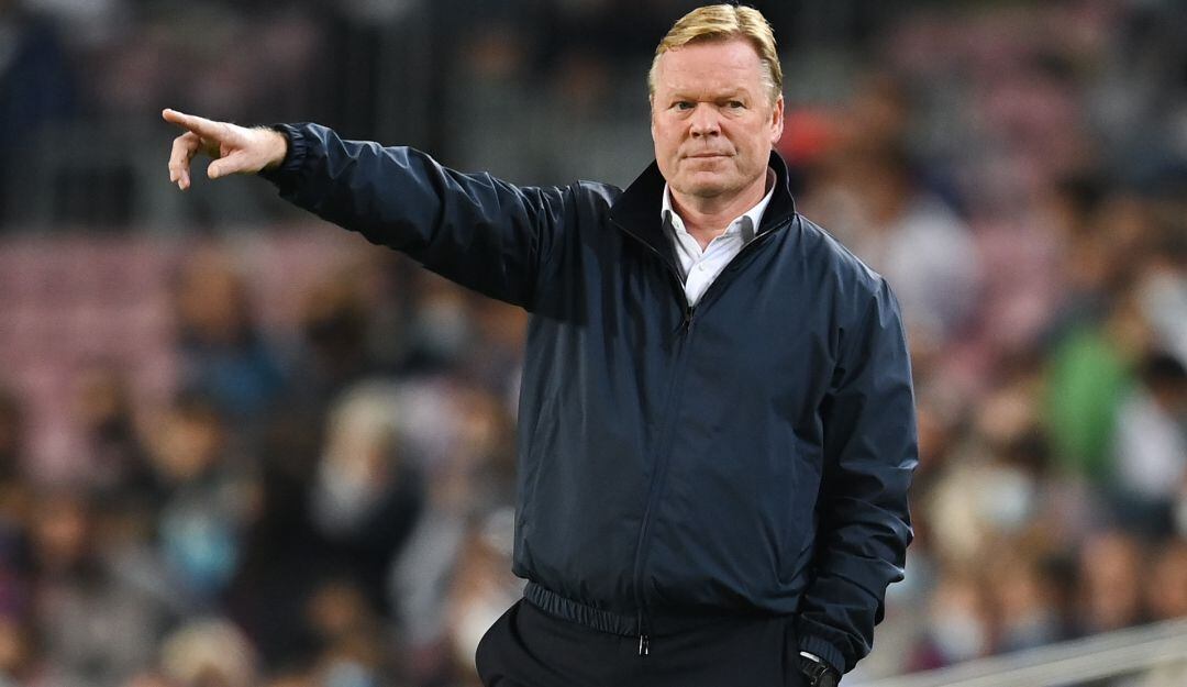 Ronald Koeman, director técnico del Barcelona.