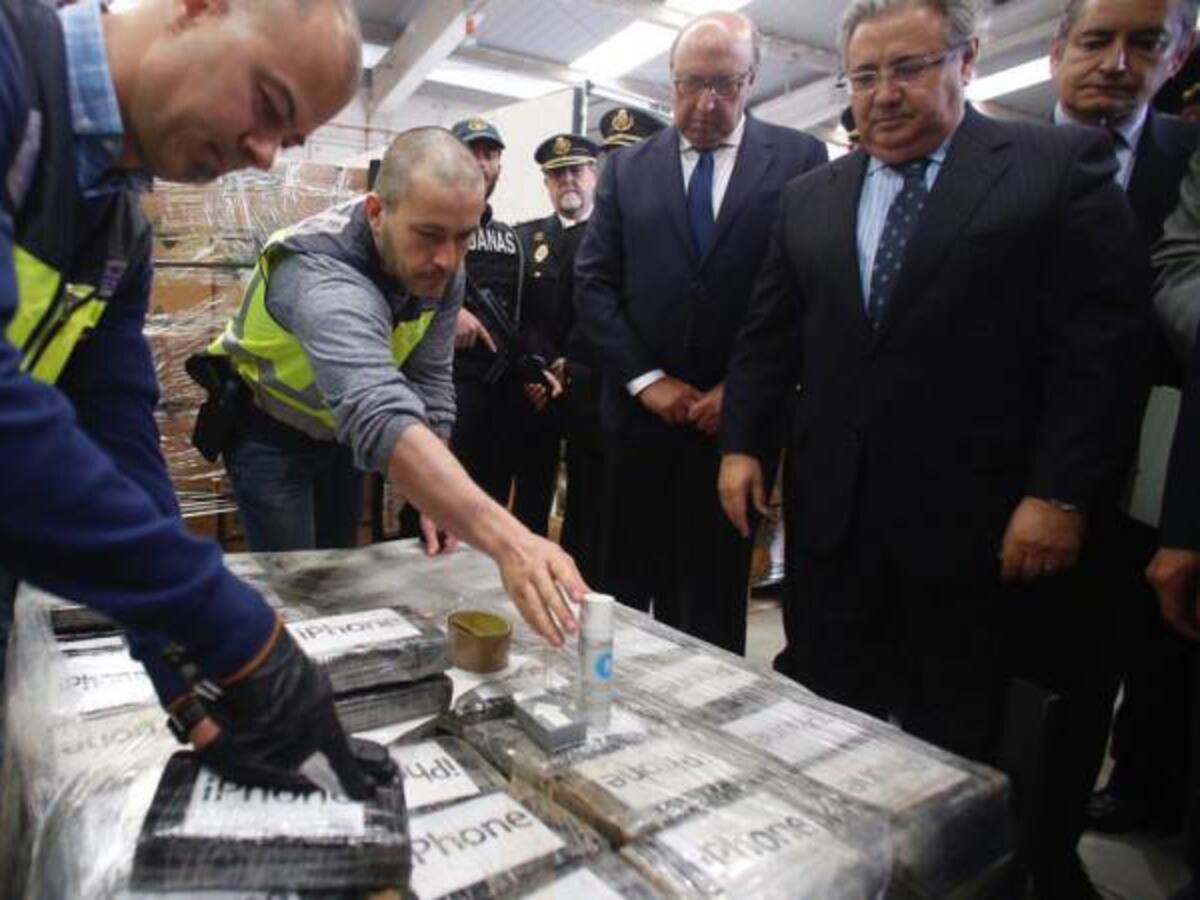 Cayó el mayor cargamento de cocaína en la historia de España