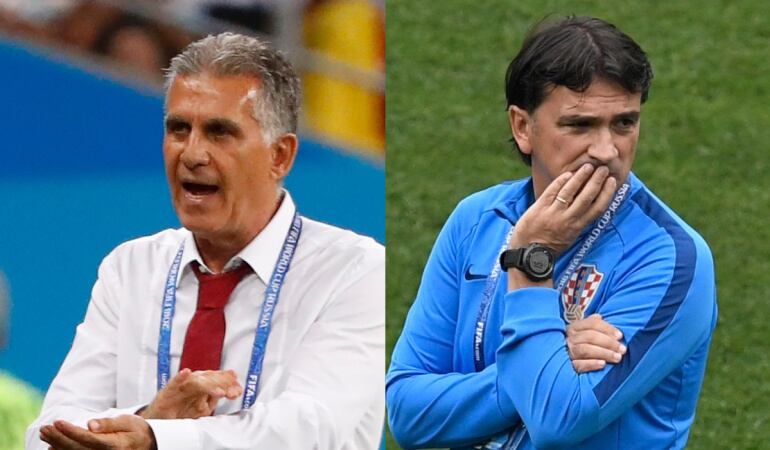 Carlos Queiroz y Zlatko Dalić