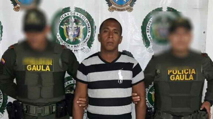 Capturan en Buenaventura a “Picoro”, tercero al mando de la “Empresa”. Foto: Policía Valle del Cauca