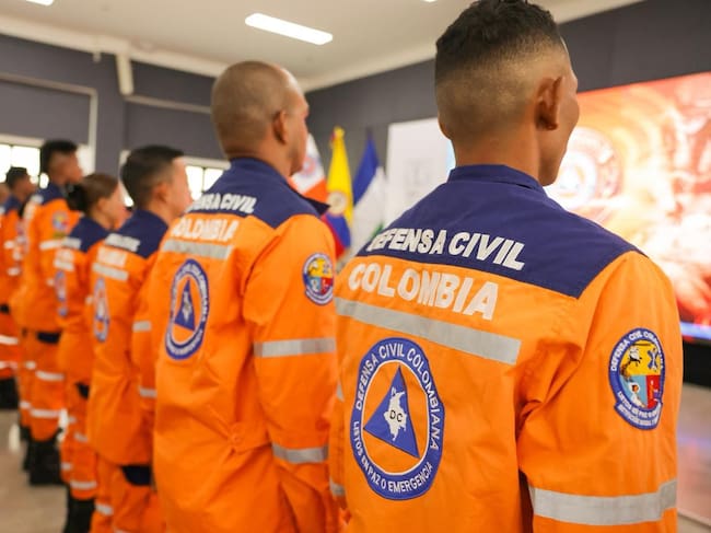 Miembros de la Defensa Civil Colombiana. Foto: prensa Gobernación de Córdoba.