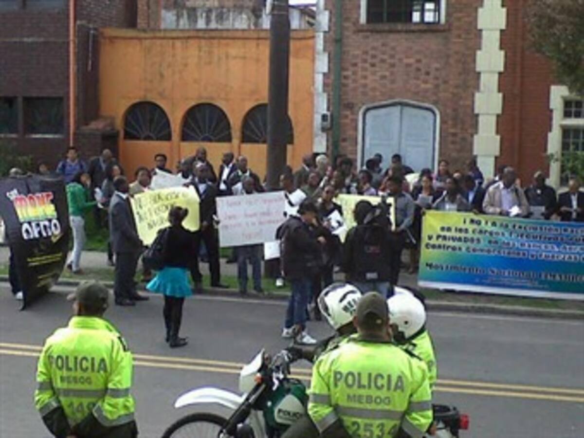 Negritudes protestan ante el Concejo por frase racista de Jorge Durán