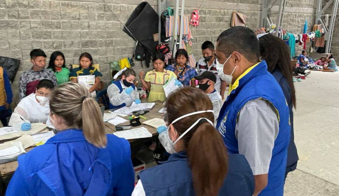 Indígenas desplazados en Risaralda