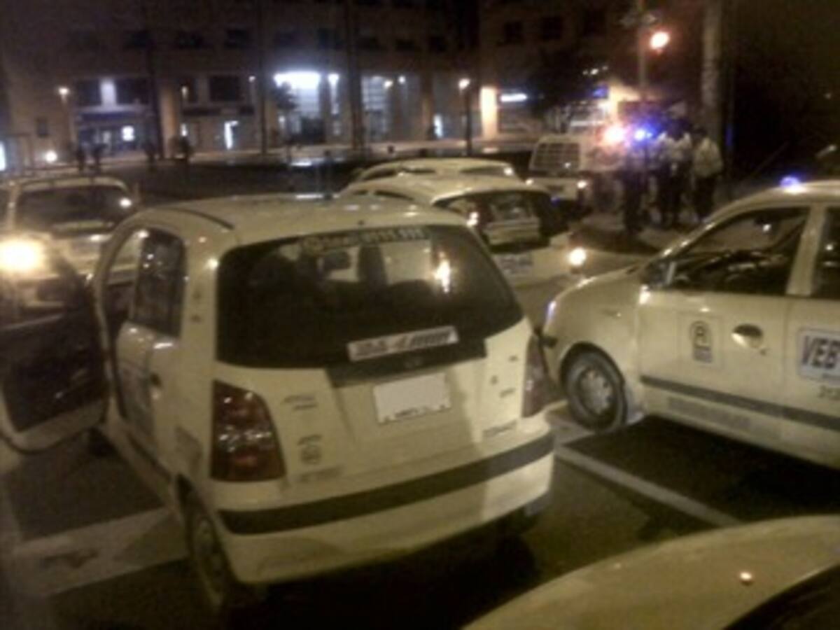Asesinato de taxista en el sur de Bogotá genera protesta de los conductores
