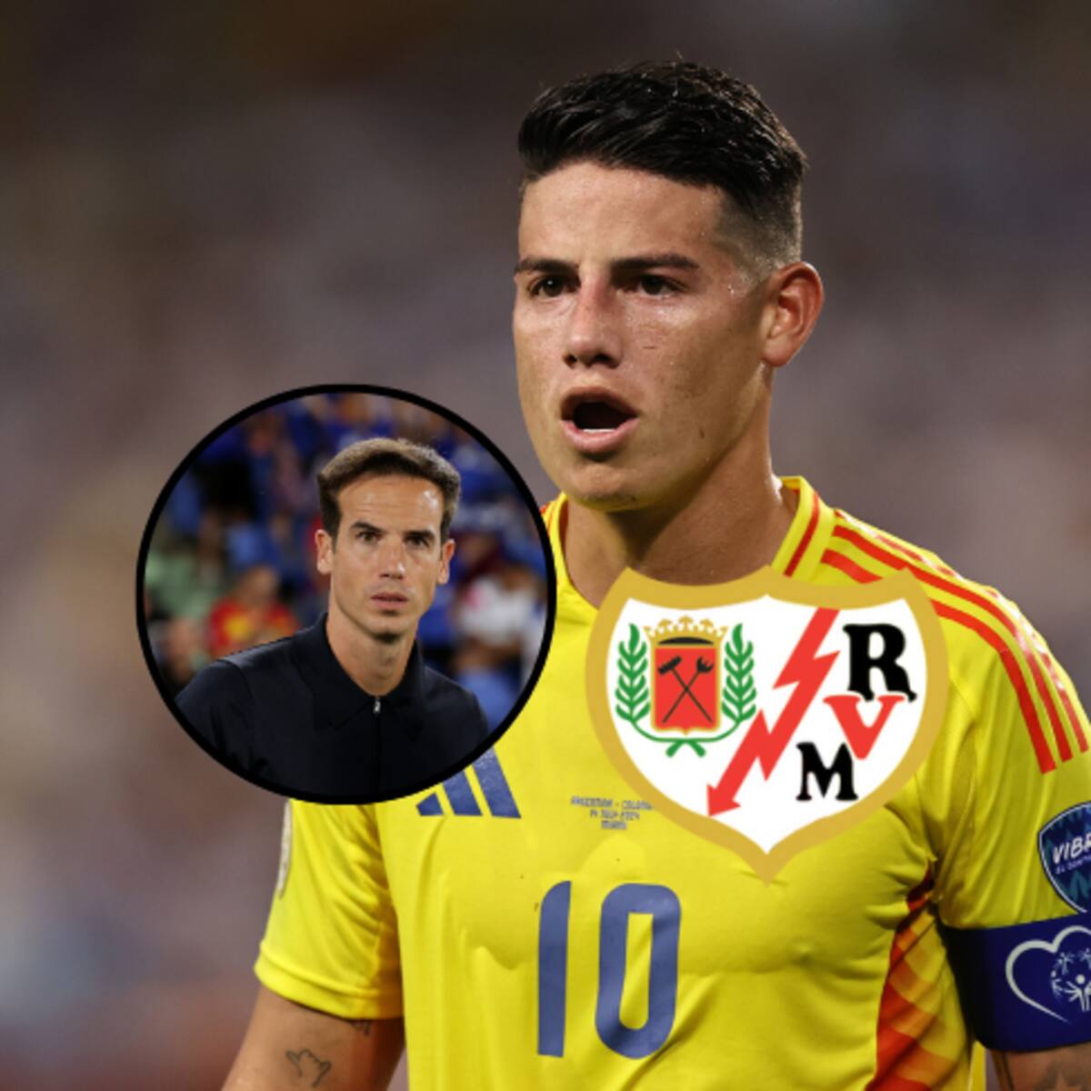 DT de Rayo Vallecano envía pedido especial a la Selección Colombia por James Rodríguez