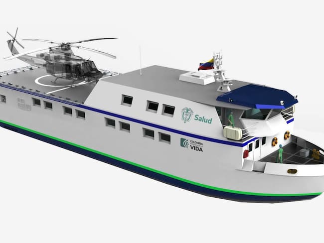 Colombia tendrá el primer buque hospital costero fluvial