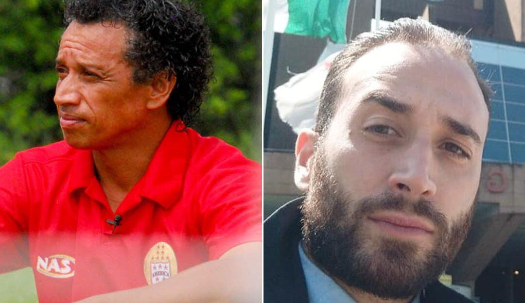 Anthony de Ávila y el abogado Fabrizio De Maio