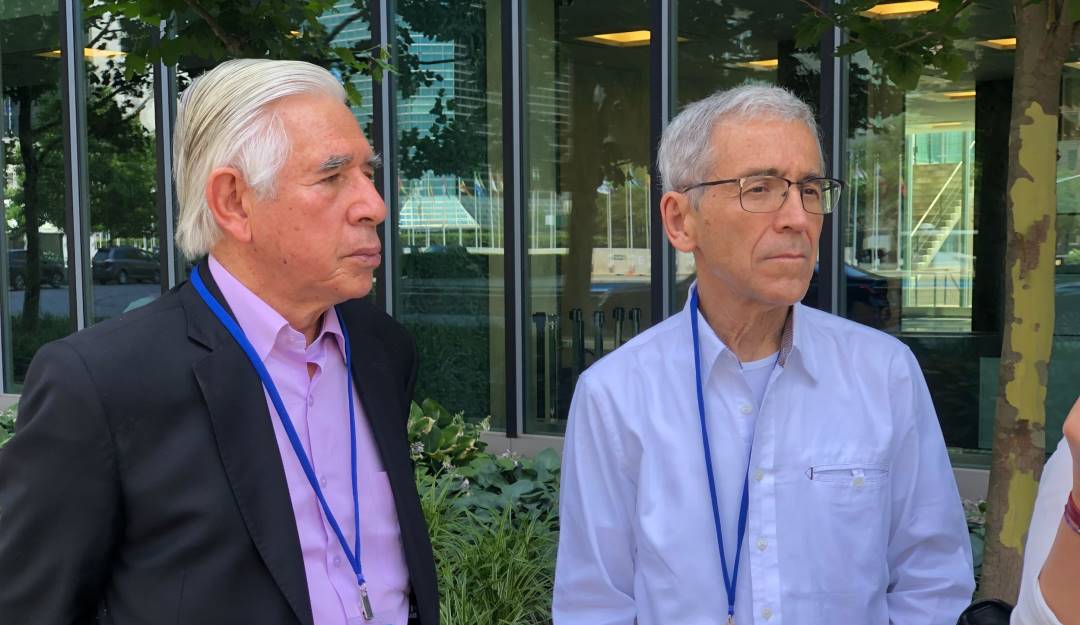 El padre Francisco de Roux entregó el informe ante la ONU. Foto: Diana Castrillón- Caracol Radio