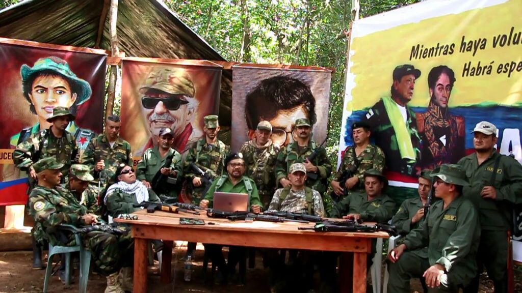 Imagen de referencia de la disidencia FARC 'Segunda Marquetalia'. Cortesía: AFP/Getty Images.
