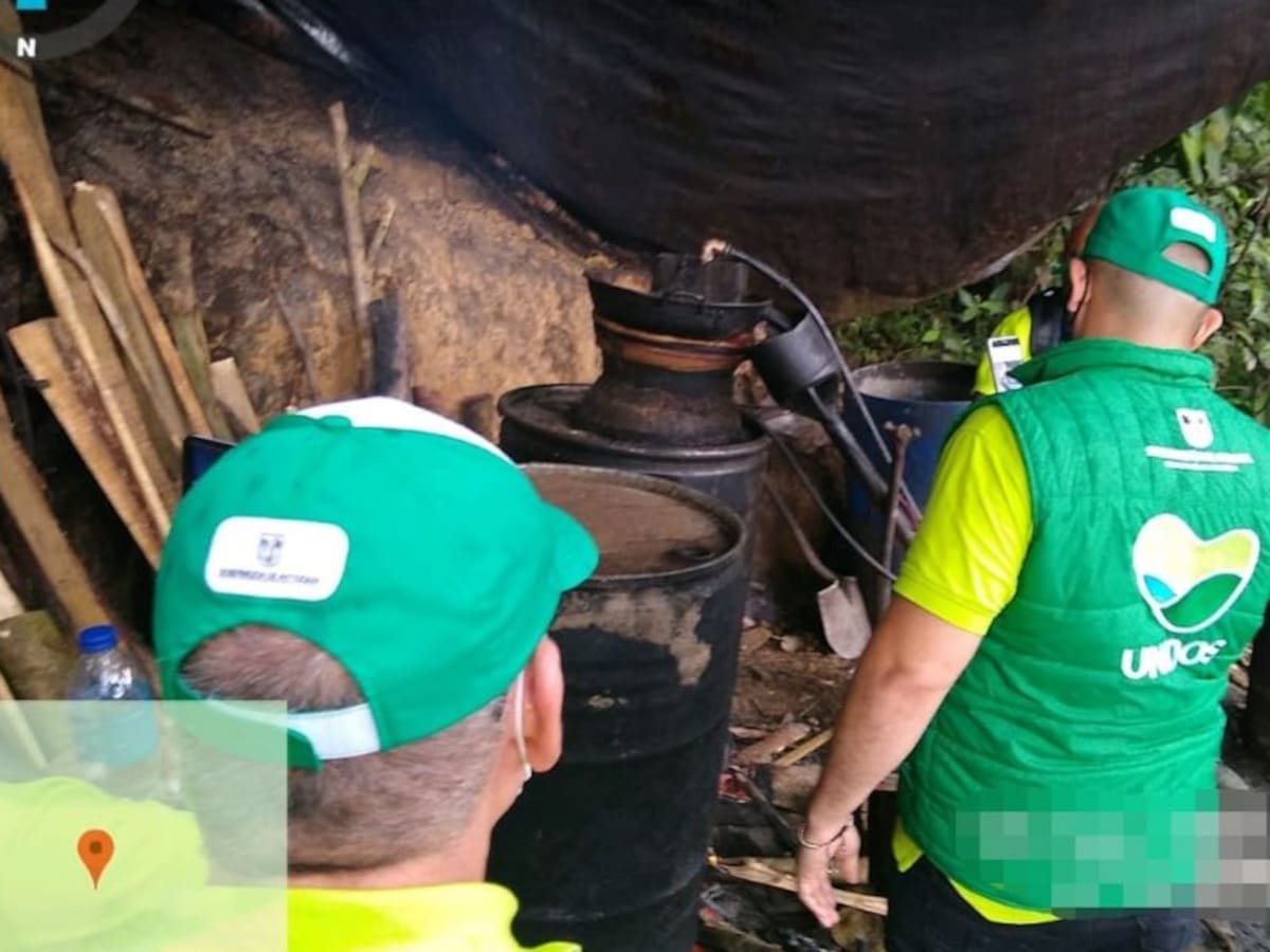 En Guarne desarticulan dos alambiques donde fabricaban licor falsificado