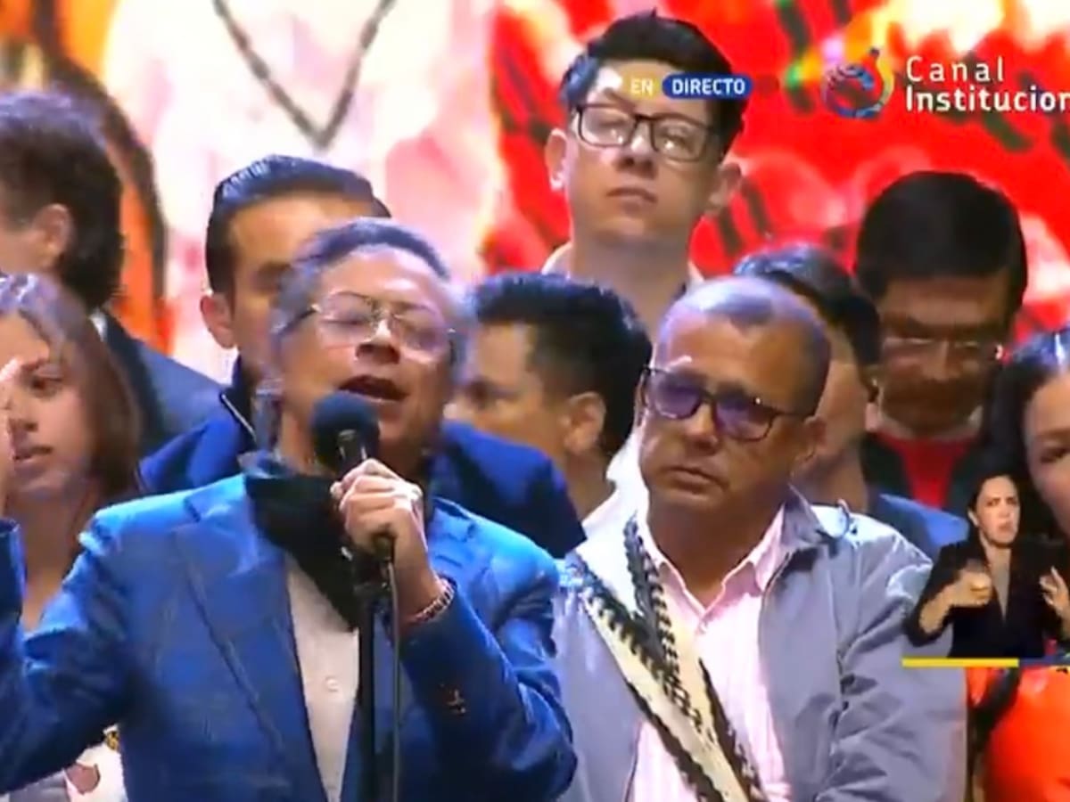 Último discurso de Petro como presidente: “Colombia tendrá una desobediencia pacífica”