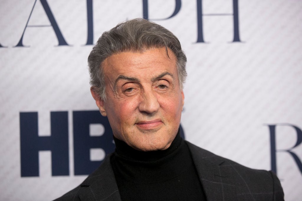BEVERLY HILLS, CALIFORNIA - NOVEMBER 11: Sylvester Stallone arrives for the  Premiere Of HBO Documentary Film "Very Ralph" at The Paley Center for Media on November 11, 2019 in Beverly Hills, California. (Photo by Gabriel Olsen/FilmMagic)