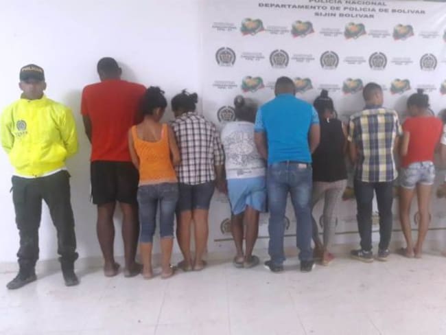 Miembros de una misma familia dedicada a la venta de droga en Magangué