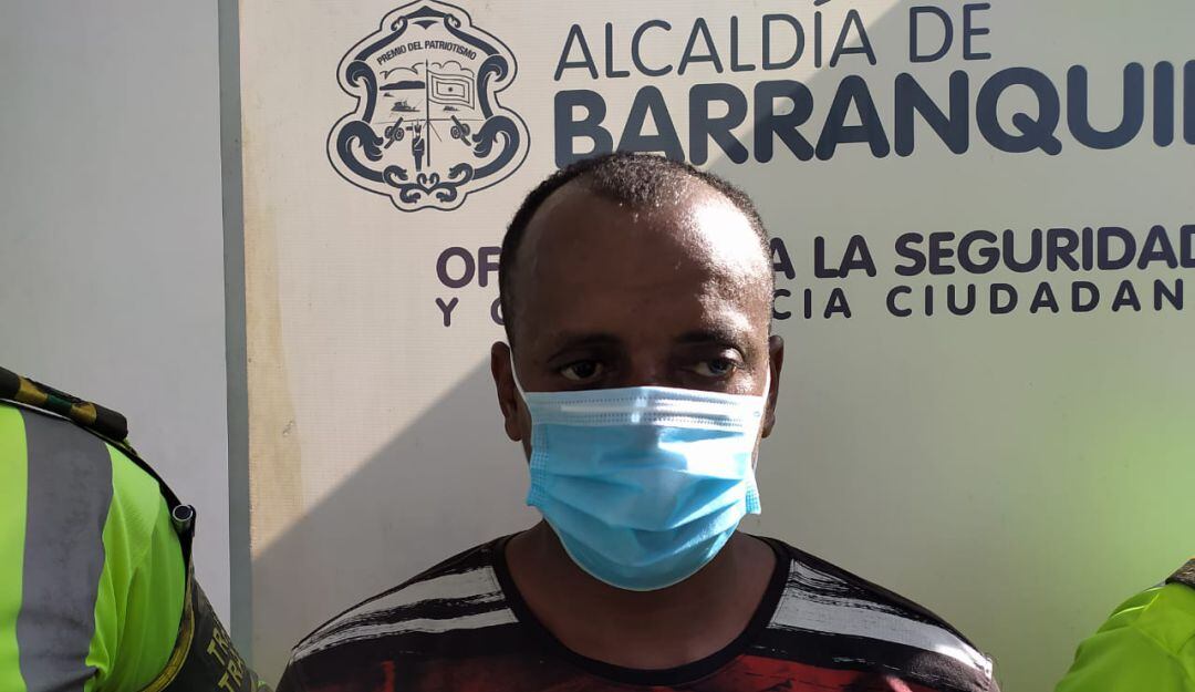 Asmed Agudelo Martínez capturado por un presunto homicidio.