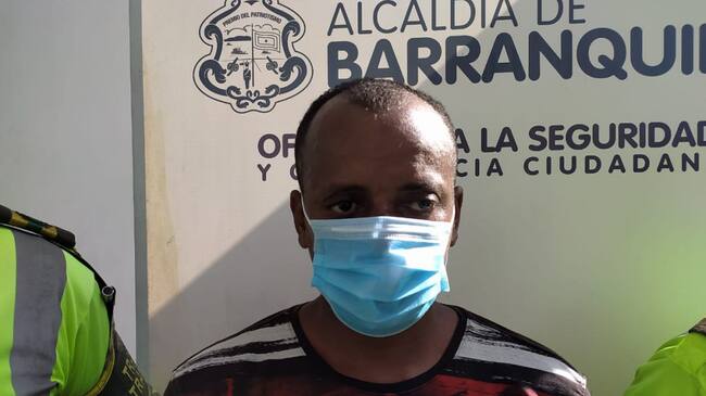 Asmed Agudelo Martínez capturado por un presunto homicidio.